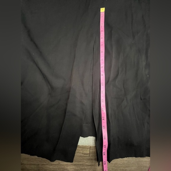 [11/12]VTG Les Robes Galleria Black Spaghetti Strap Maxi Back Slit pencil Dress - Picture 13 of 13